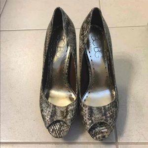 BCBG platform heels